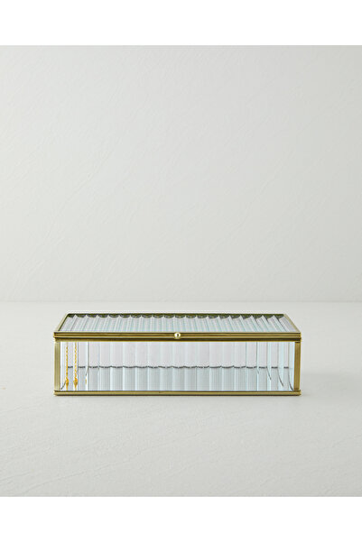 English Home Rhoda Dekoratif Kutu 24x14x6 cm Gold