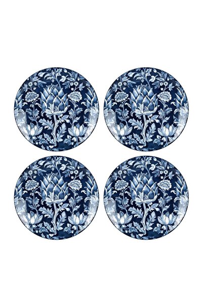 Lucky Art Lunara 4-Piece Ceramic Plate Set 27cm