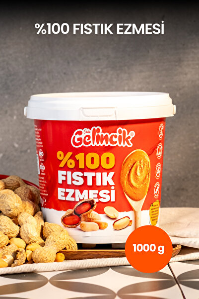 Gelincik 2'li Set 1KG Şekersiz Fıstık Ezmesi ve 320G Sürülebilir Dubai Çikolatası İçin Antep Fıstığı Kreması