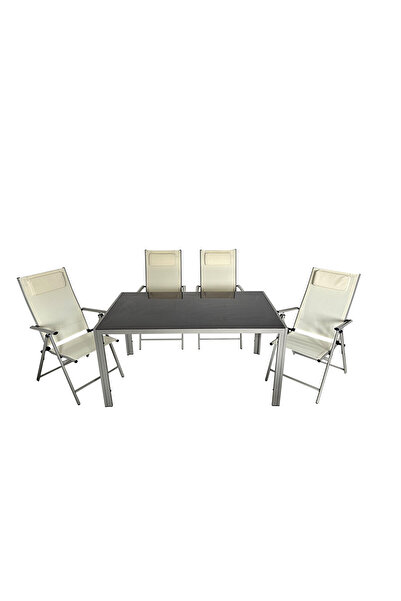 KOÇTAŞ Miami 4 Kişilik Metal Yemek Seti