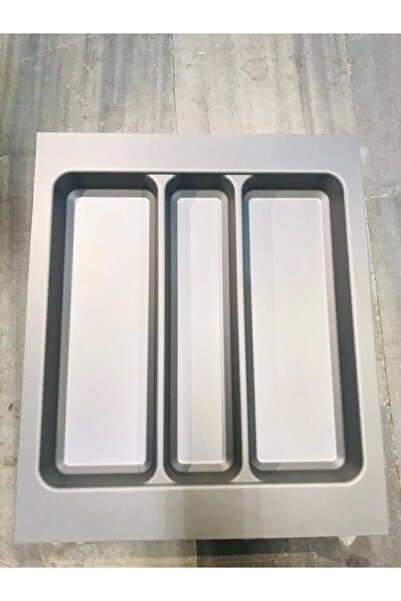 GörSeç Gri 42x49 cm Suport pentru tacâmuri pentru sertar 33x40 cm Organizator...