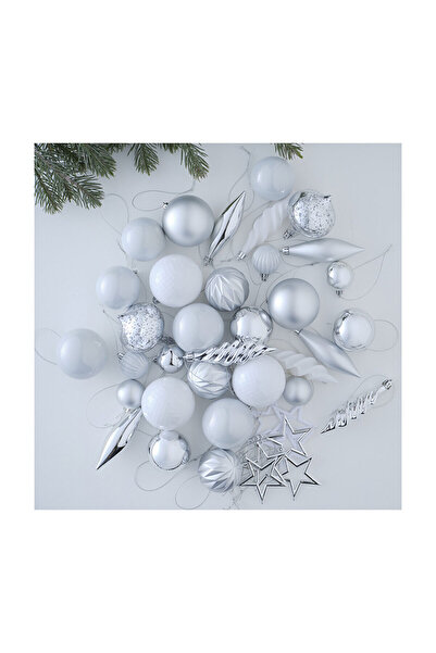 KOÇTAŞ 40'lı Karışık Süs Gümüş