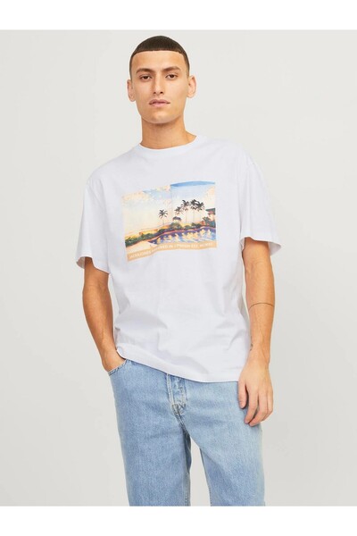 Jack & Jones Ανδρικό μπλουζάκι Jack&Jones Minimalist oversized - Κοντό μανίκι...