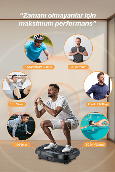 comedones Titreşimli Egzersiz Aleti Yüksek Hız Tüm Vücut Vibration Plate