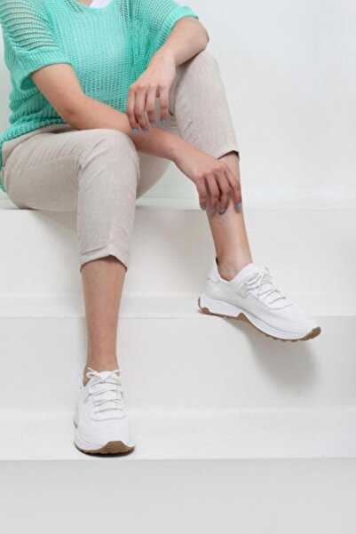 37Numara PANTOFI SPORT STRETCH DE Mărime Mare pentru femei-41-42-43-44-ALB