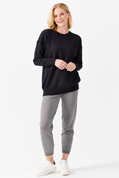 Desen Жіноча блуза з коміром-стійкою темно-синя 23222316