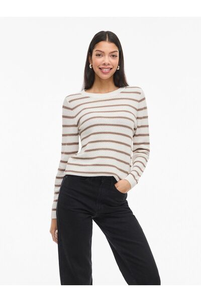 VILA Strickpullover VIDALO Gestreiftes