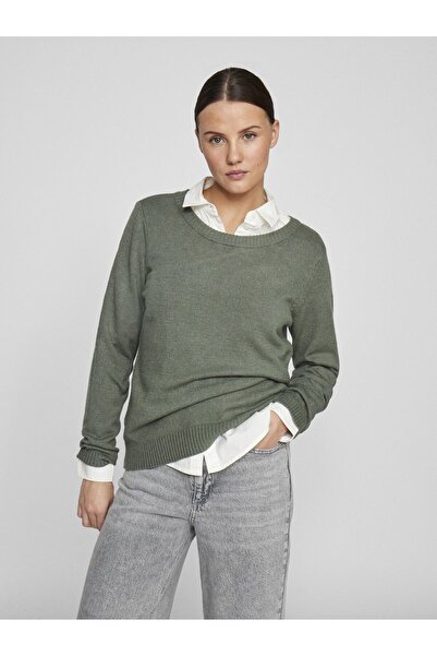 VILA Strickpullover VIRIL Rundhals