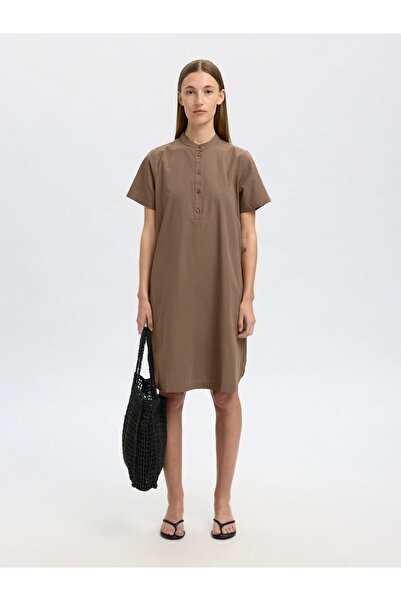 Selected Femme Minikleid Baumwoll