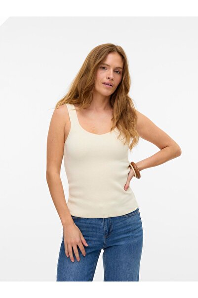 Vero Moda Strickpullover VMGOLD Gestricktes Oberteil