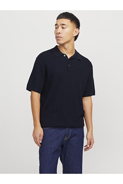 Jack & Jones Premium Gestricktes Polo Einfarbig Gestricktes Polo