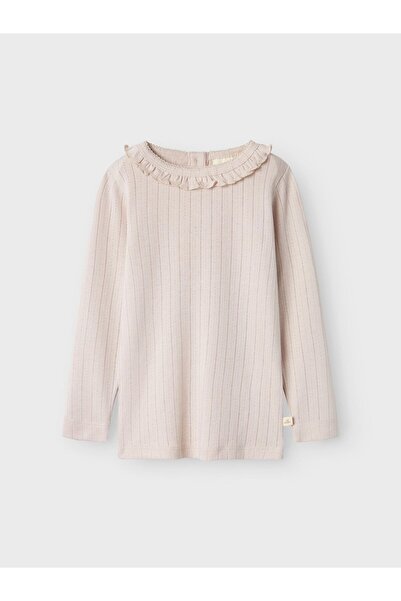 Lil' Atelier Oberteil mit langen Ärmeln Slim Fit