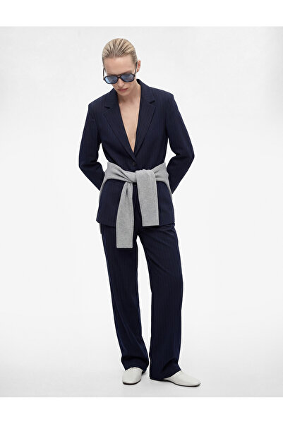 Koton Visok struk Širokih nogavica Sa dodatkom viskoze Prugasto Hlače