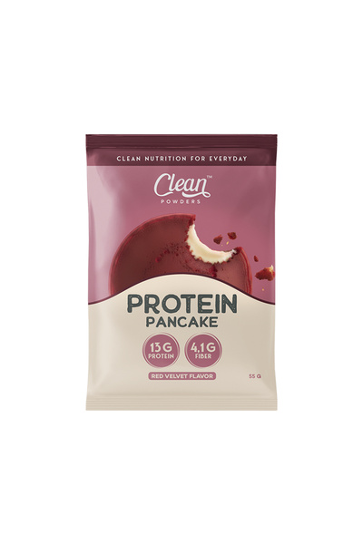 Clean Powders Protein Pancake 55 Gr 12 Adet - Red Velvet