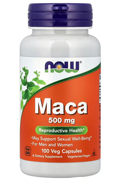 Now Foods Supplements, Maca, 500 mg, For Men and Women, Reproductive Health, ...
