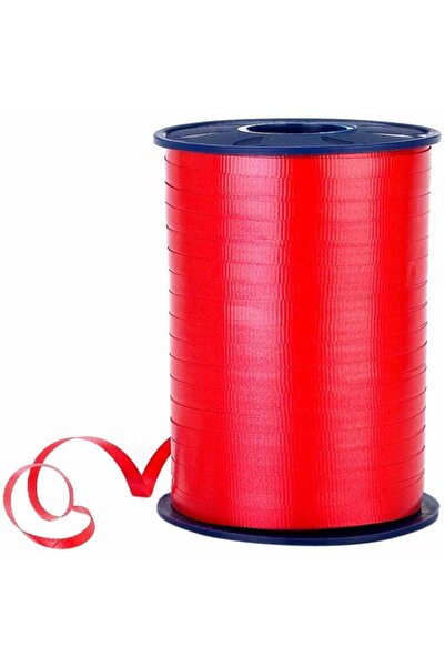 Kikajoy Κόκκινη επίπεδη κορδέλα Raffia 8 mm - 200 M 1 Τεμάχιο