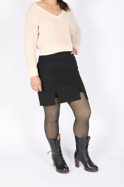 DARBOL Çelik Kumaş Ön Arka Etek Görünümlü Likralı Şort Etek S-M-L-XL-2XL-3XL