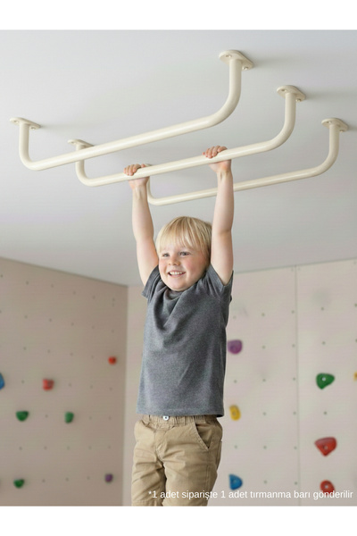 Pooki playroom ÇOCUK TIRMANMA BARI / DEMİRİ , 1 ADET MONKEY BAR (60cm)