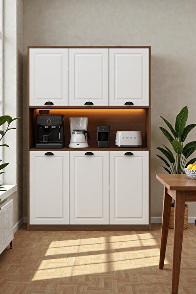 Avmpark Brave Kahve Köşesi 3 Kapaklı Led Işıklı Membran Kapaklı Çok Amaçlı Do...