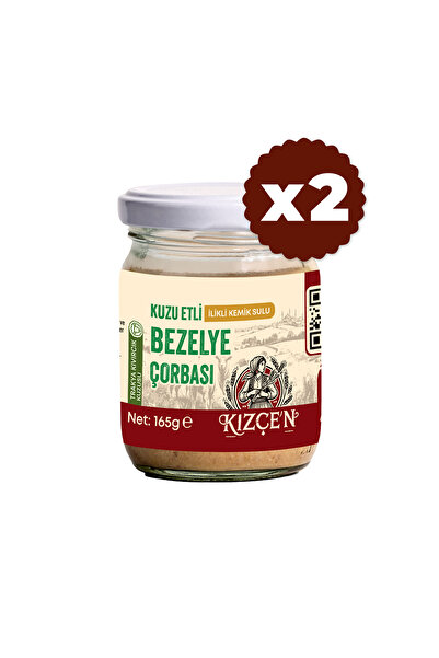 Kızçen Avantajlı 2 Li Kuzu Etli İlikli Kemik Sulu Bezelye Çorbası (2x165 g)