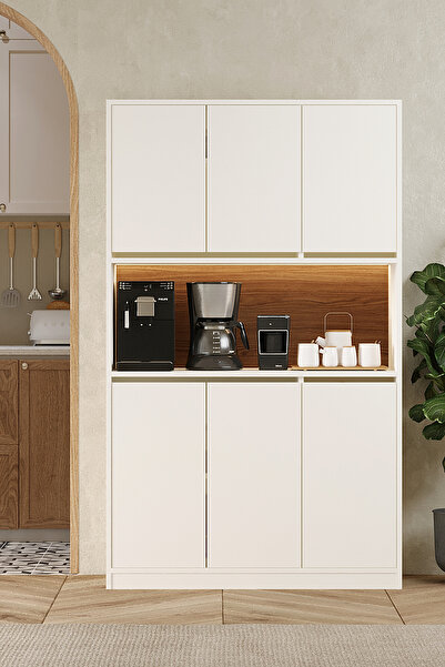 Avmpark Brave 3 Kapaklı Airfry Dolabı Kahve Köşesi