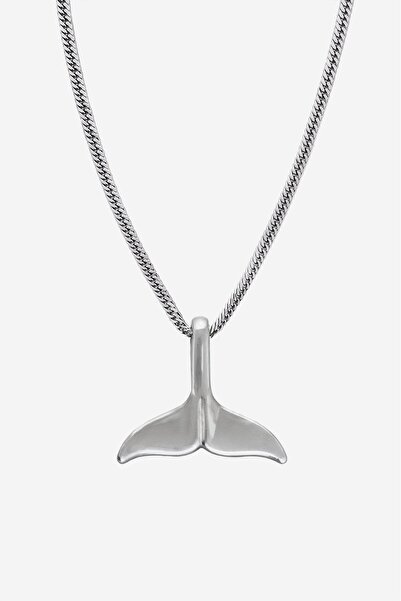 UKHWD SUPPLY 316L قلادة ذيل الحوت الصلب