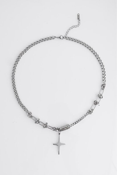 Crupt Studio 316L Steel Northline North Star Men's Necklace