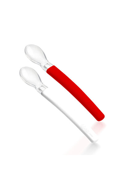 Wee Baby Silicone Tip 2 Pack - Red - White
