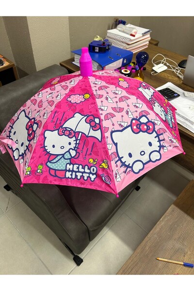 ENS Hello Kitty Lisanslı Koruma Kılıflı Çocuk Şemsiye
