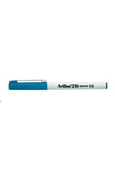 artline 210 Felt Tip Pen 0.6mm Medium Liner Blue