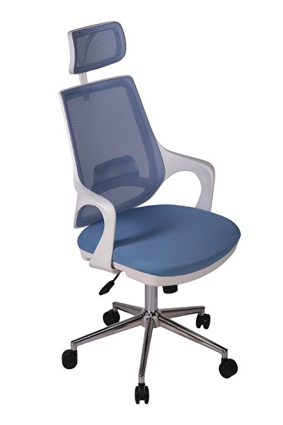 Ofisbazaar Buya Beyaz Fileli Ofis Koltuğu | Ergonomik ve Modern Tasarım Açık ...