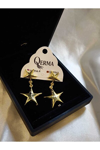 QERMA Steel Earrings Gold Earrings