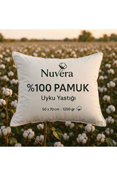 shop Doğal Pamuk Yetişkin Yastık