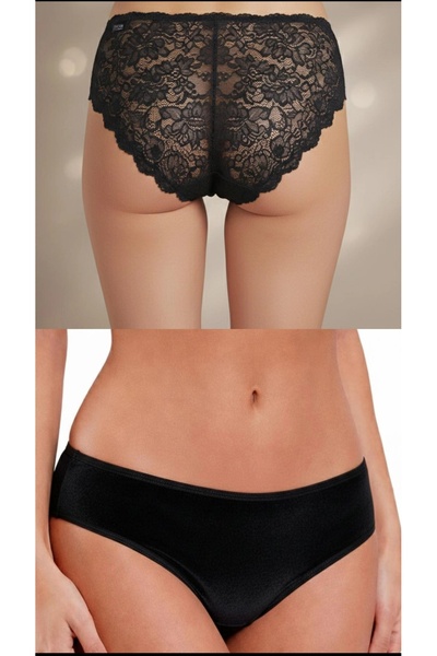 Arel Dantelli kadife fantezi külot