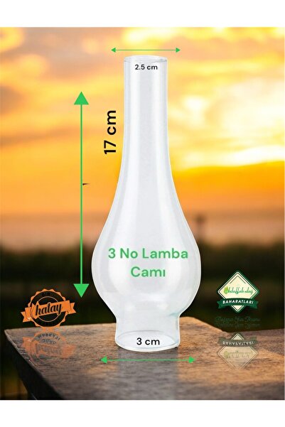 ABDULLAH DAĞ Hatay Yöresinden Nostalji Otantik Gaz Lambası Yedek Camı Uzun 3 ...