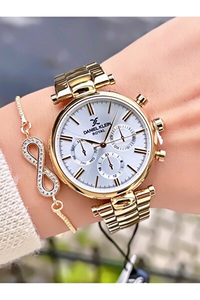 Daniel Klein Spor Tasarım,Günlük Kullnıma Uygun,Çelik Kordonlu, Su Geçirmez Y...