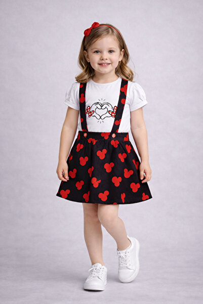 Beray Bebe Costum pentru fete cu fustă înclinată MICILI