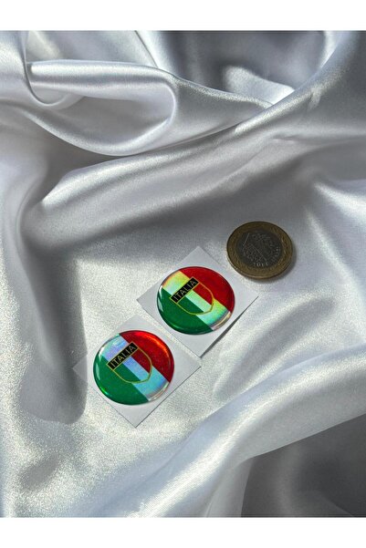 CEBECİOTO ITALIA HOLOGRAM 3X3 ÖLÇÜ PLAKA PULU 2 ADET STİCKER OTO-MOTO AKSESUAR