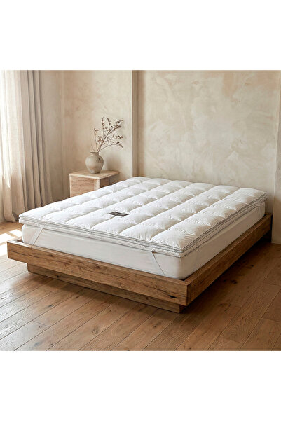 Penelope Bedroom غطاء علوي من ريش الأوز بنسبة 100% للتحكم في الحرارة مقاس 120...