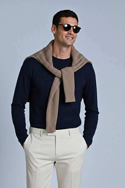 GUARAZ Tricou pentru bărbați, albastru marin, Relax Fit, confortabil, croială...