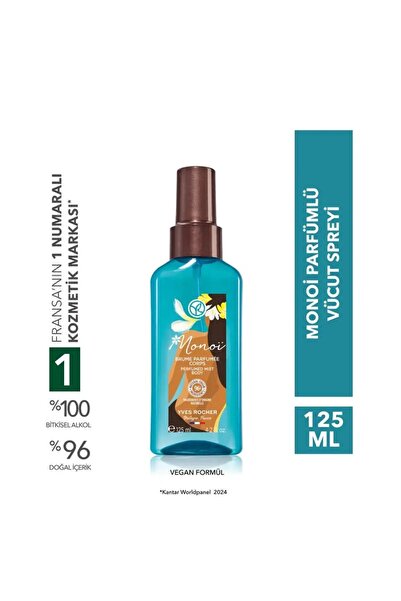Yves Rocher Monoi Özü İle Zenginleştirilmiş Formülü,Uzun Süreli Ferahlık ve T...