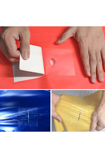 MAİN SHOP Şişme Simit, Havuz, Yatak ,Bot Tamir Onarım Yaması- Onarım Kiti 6'l...