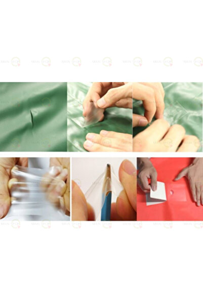 MAİN SHOP 6'lı Paket Yatak ,Bot Tamir Onarım Yaması Şişme Simit, Havuz - Onar...