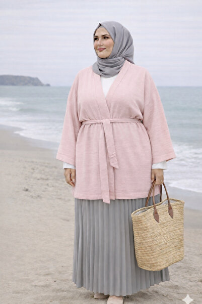 CNG MODA Plus Size Muslin Kimono