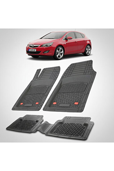 TEAMCAR Covorase Auto TeamCar® Tip Tavita Opel Astra J (2009-2015) Negru