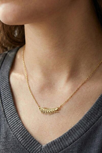 Iryum Altın Başak Kolye