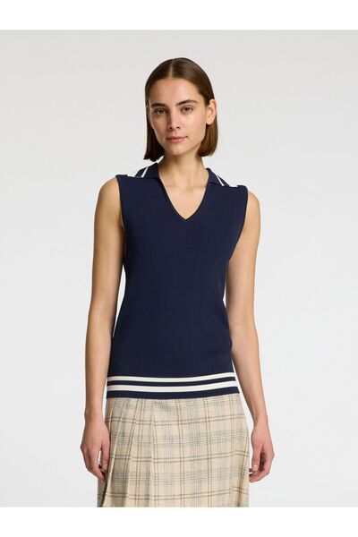 Selected Femme Top V-Ausschnitt