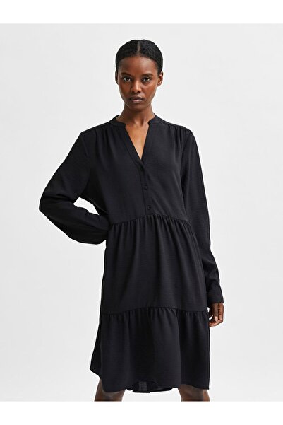 Selected Femme Minikleid im Stufenlook