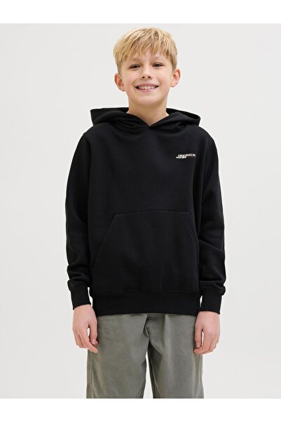 Jack & Jones Junior Kapuzenpullover Rückenprint Kapuzenpullover Junior