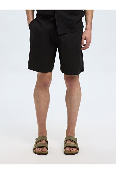 Selected Homme Shorts aus Leinengemisch Loose Fit